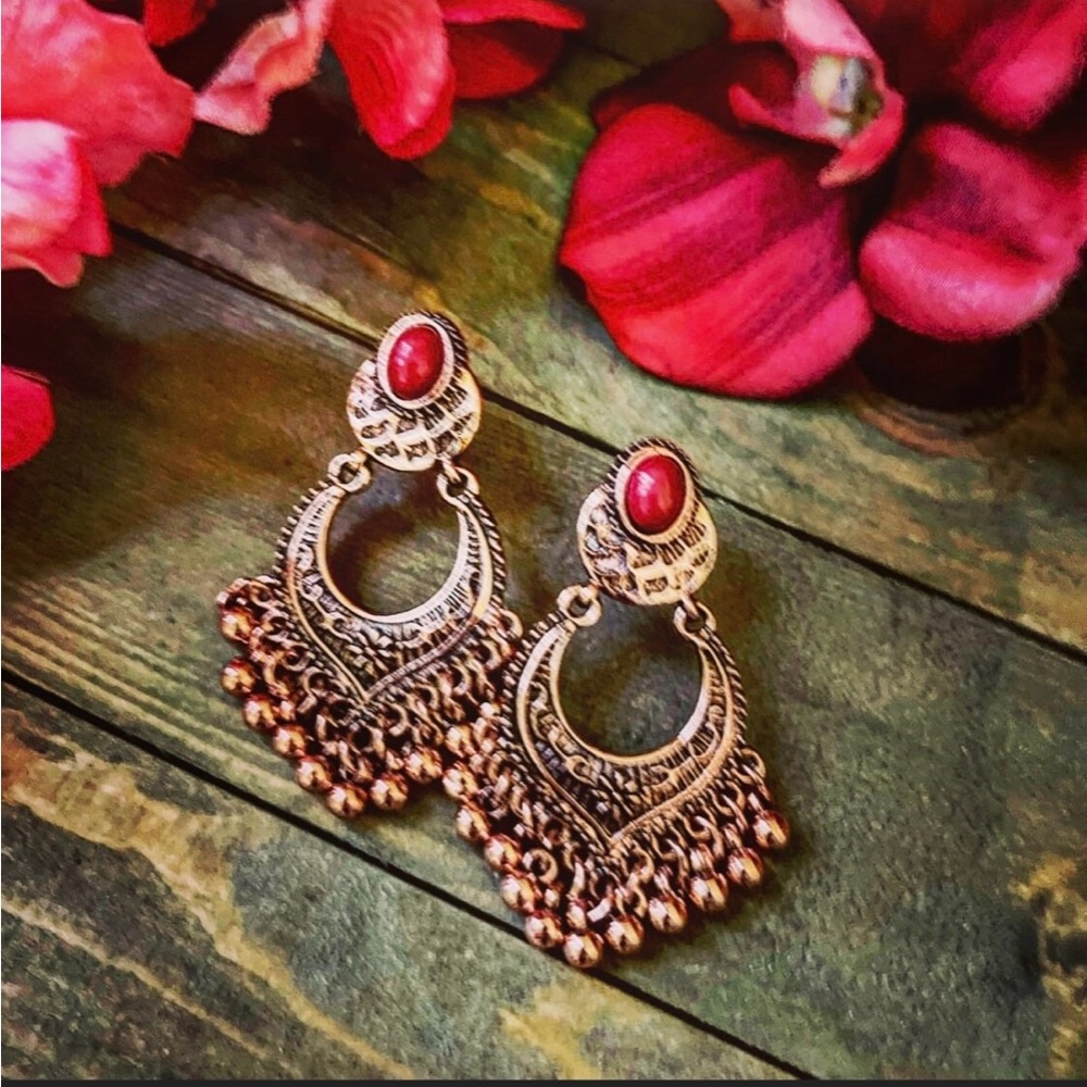 Victorian Style Earrings,Vintage Style Earrings,Boho Earrings,Long Earrings
